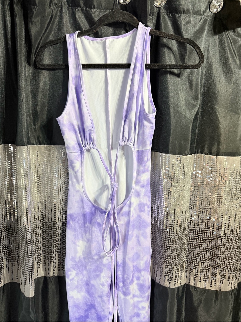 Lavender Tie-Dye Jumpsuit